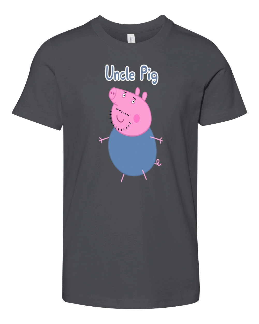 peppa pig uncle pig Youth Unisex Jersey Tee