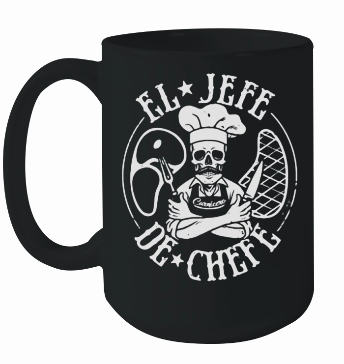 El Jefe De Chefe OG Chef’s shirt Ceramic Mug