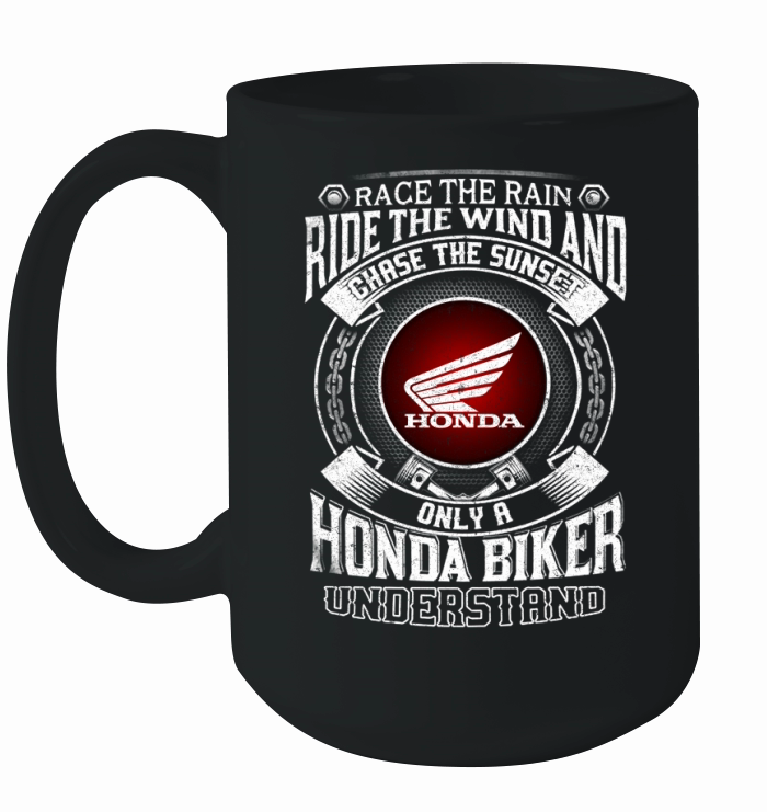 RACE THE RAIN HONDA Ceramic Mug