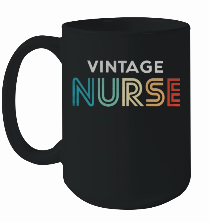 Vintage nurse shirt Ceramic Mug