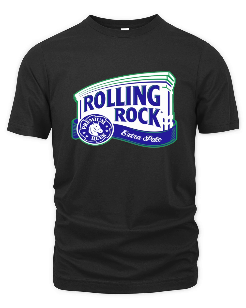 Rolling Rock Logo T-Shirt Organic Unisex T-shirt