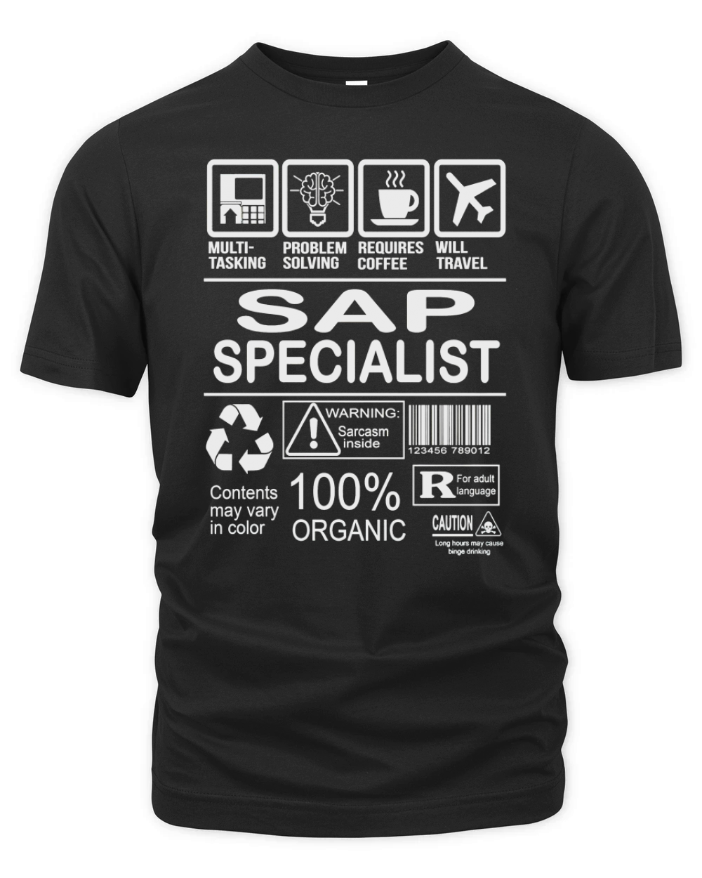SAP SPECIALIST FMultiold Organic Unisex T-shirt