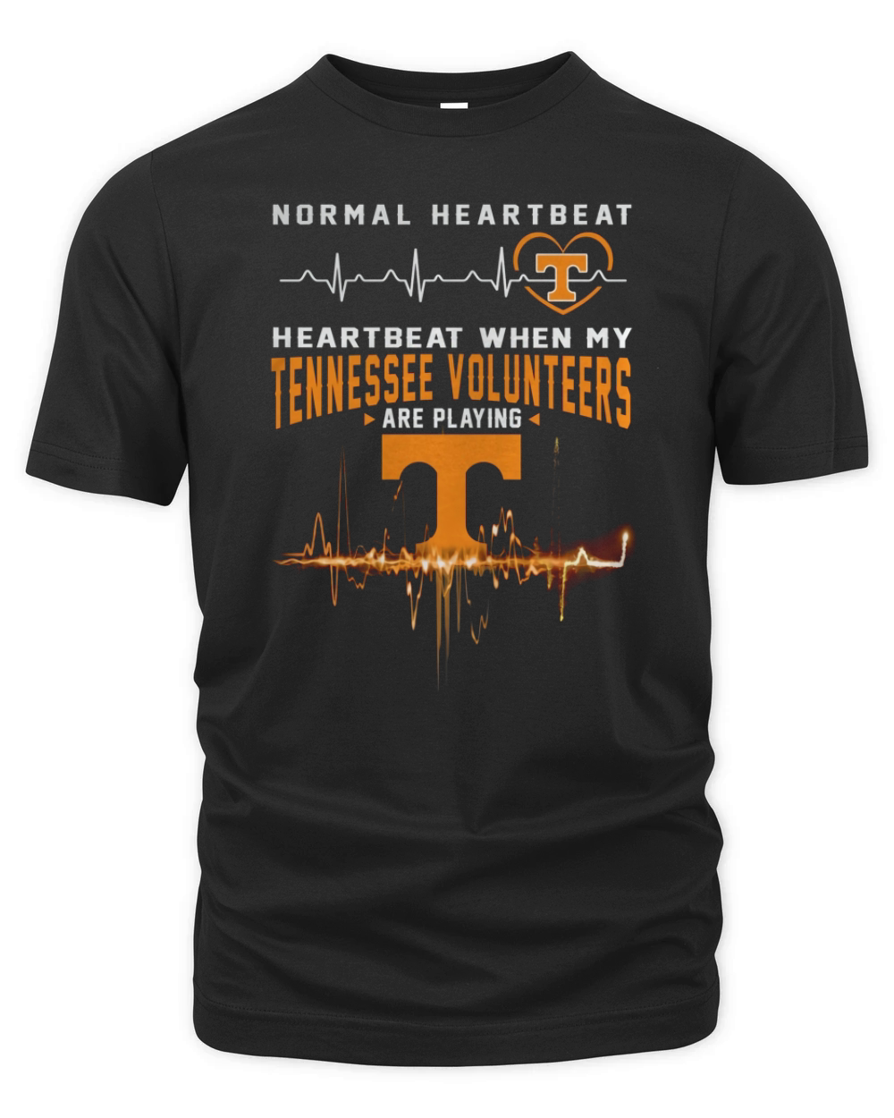 tng-sport-heartbeat-Tennessee Volunteers Organic Unisex T-shirt