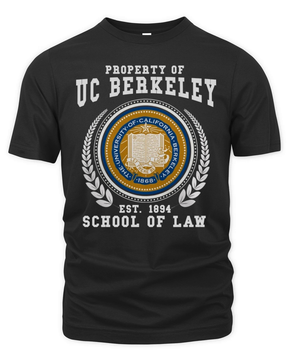 University of California Berkeley Boalt Hall School of Law Organic Unisex T-shirt