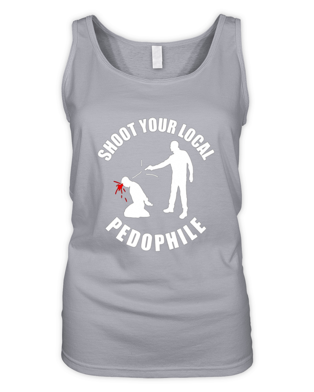 Shoot your local pedophile sweater Organic Women's Tank Top