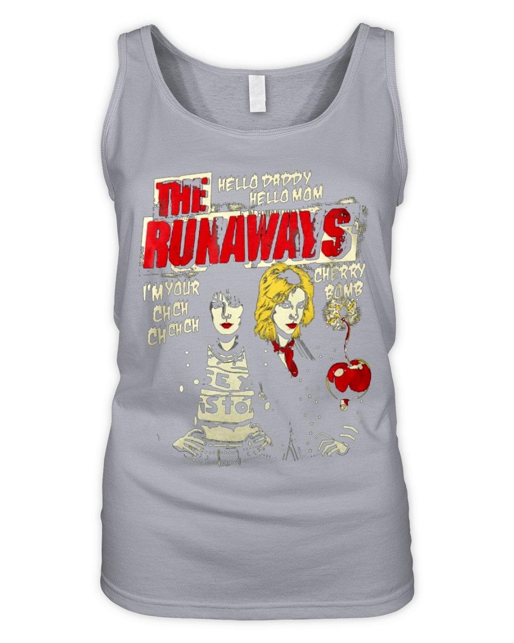 The Runaways  Cherry Bomb Tshirt Organic Women's Tank Top