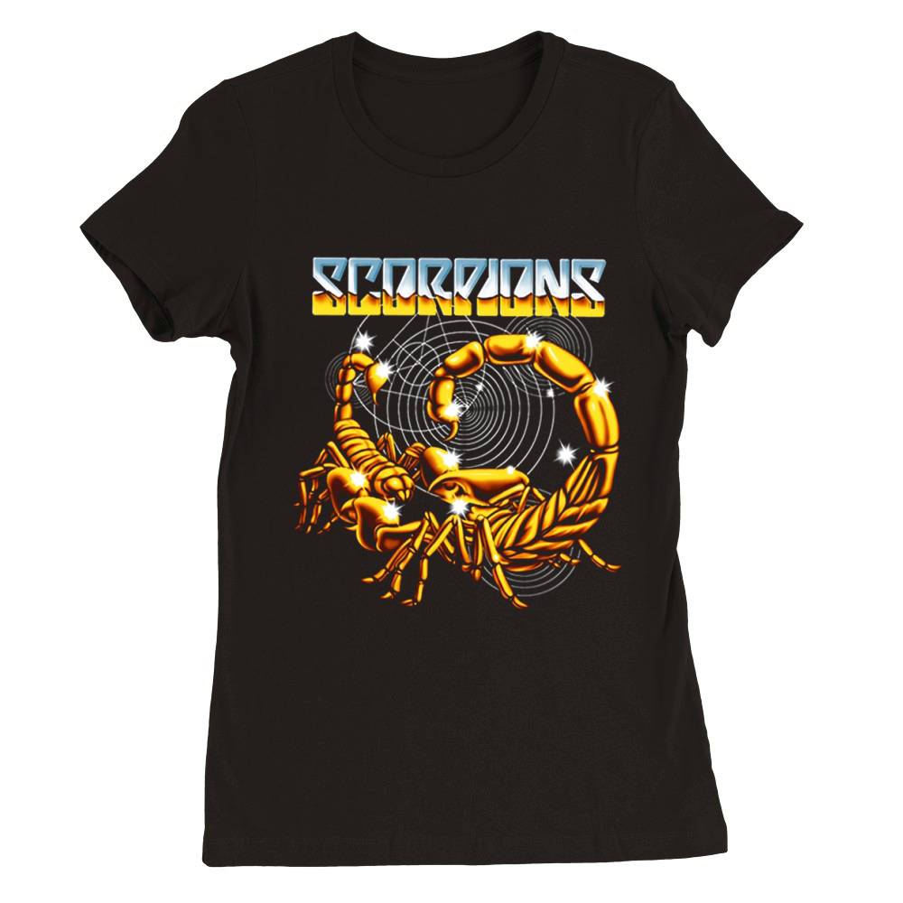 Scorpions Band Rock Metal Music Logo Premium Womens Crewneck T-shirt