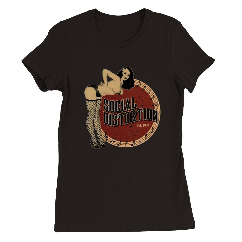 Social Distortion est 1979 Tshirt Premium Womens Crewneck T-shirt