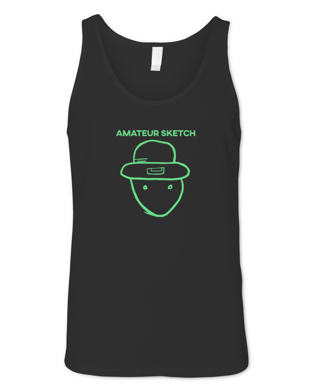 Amateur Leprechaun Sketch Mobile Alabama St Patrick Unisex Jersey Tank