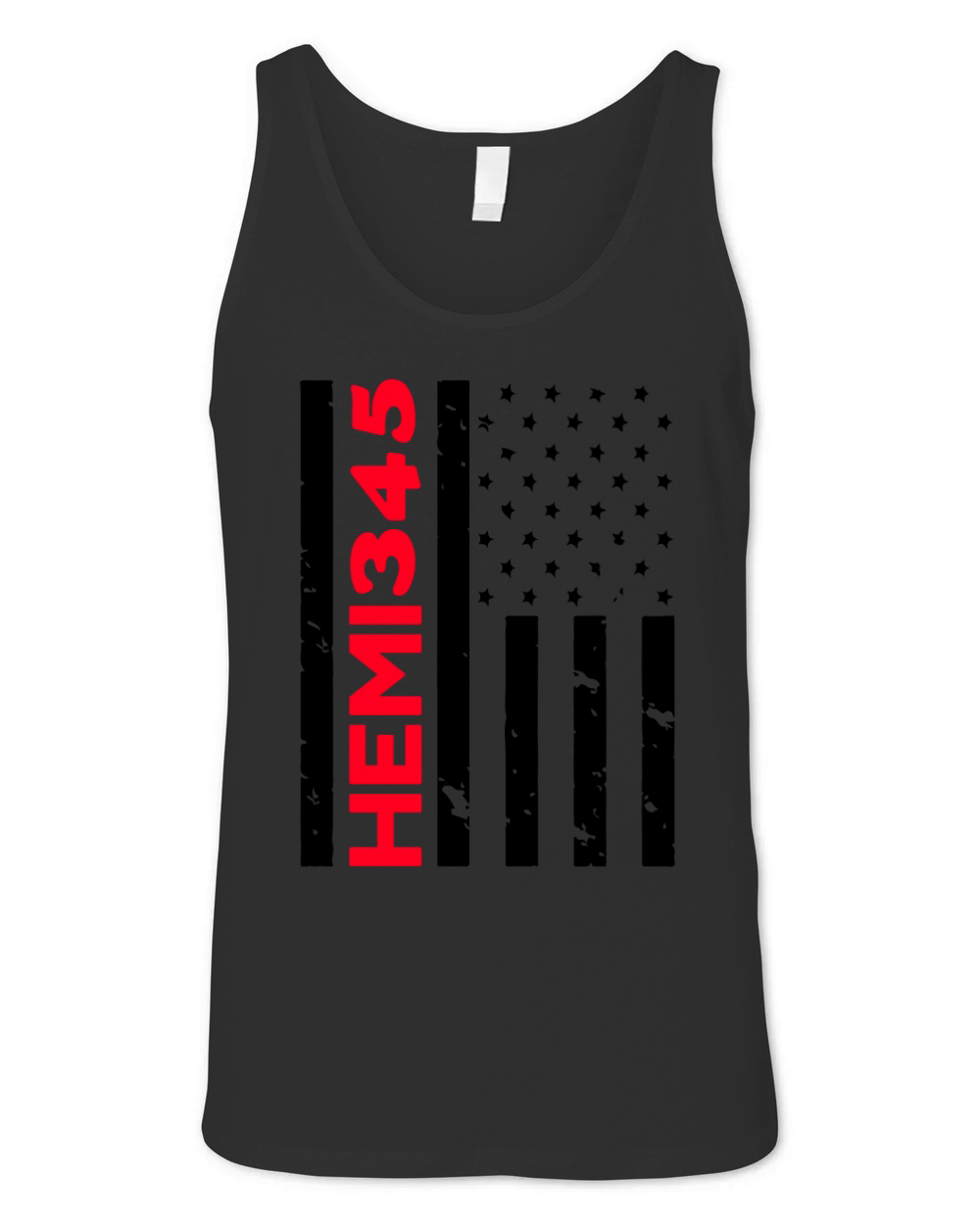 HEMI 345 USA FLAG Unisex Jersey Tank