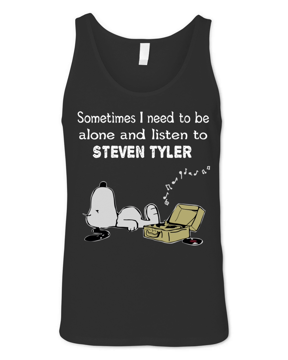 Sometimes I need to be alone and listen to Steven Tyler Unisex Jersey Tank