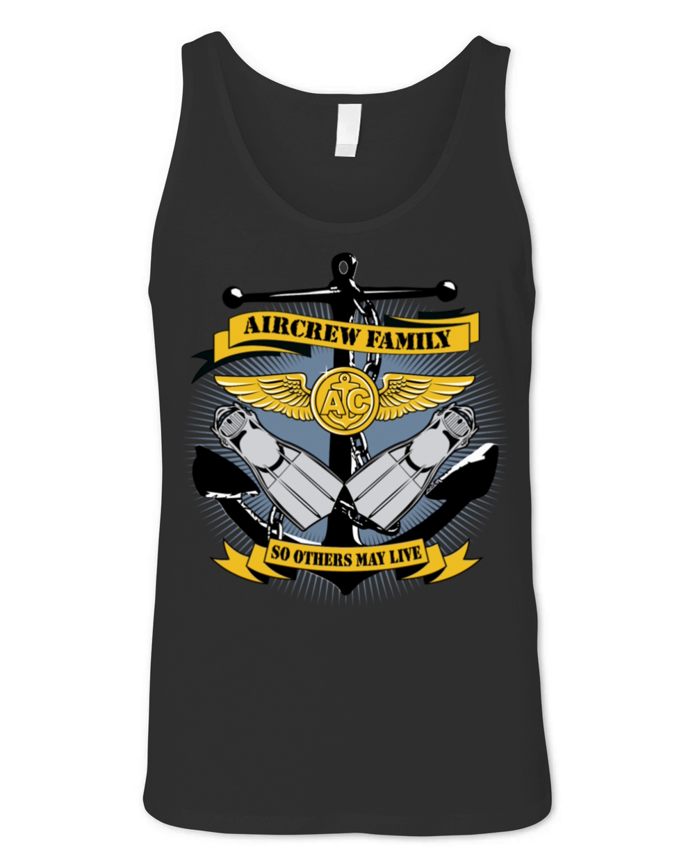 US Navy Rescue Swimmer Unisex Jersey Tank