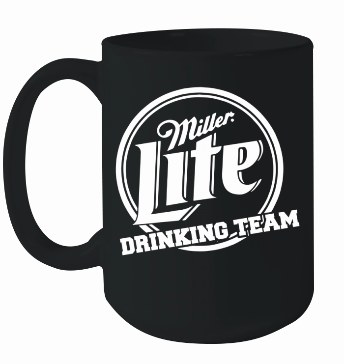 Miller Lite Drinking Team Ceramic Mug