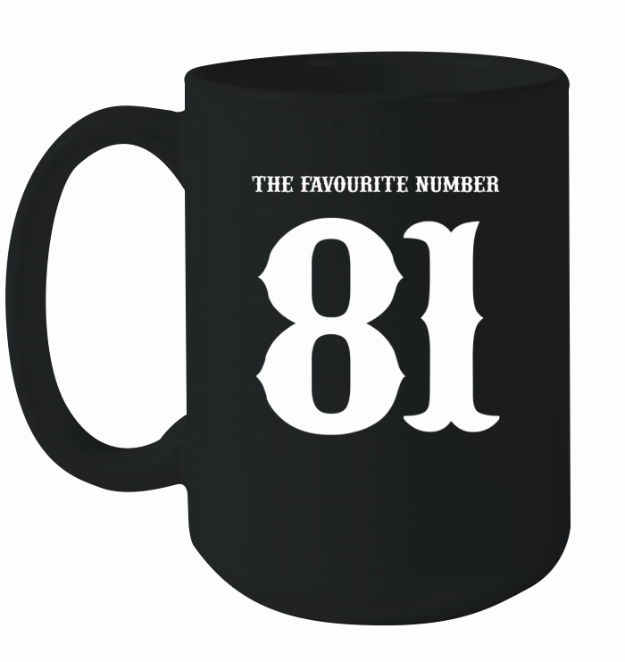 Number 81 Ceramic Mug
