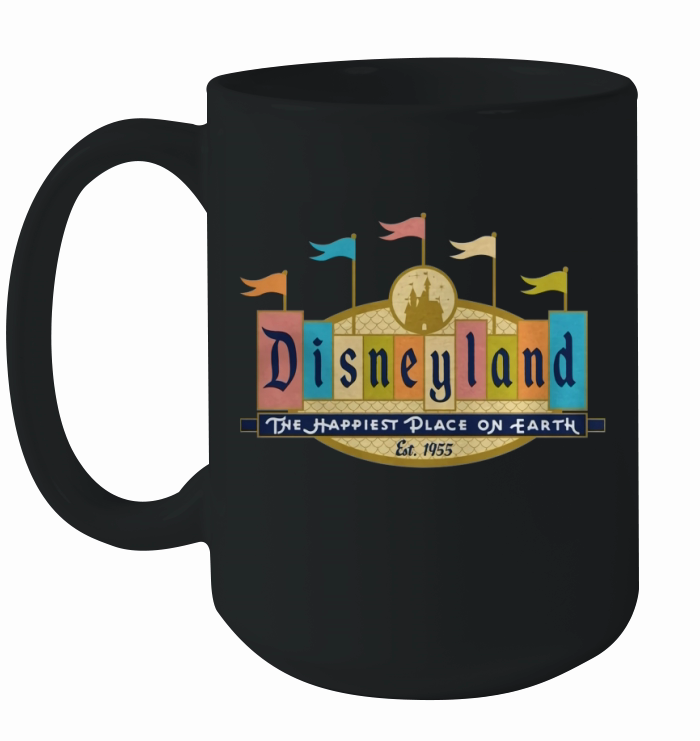 Vintage Disneyland Sign T-Shirt Ceramic Mug