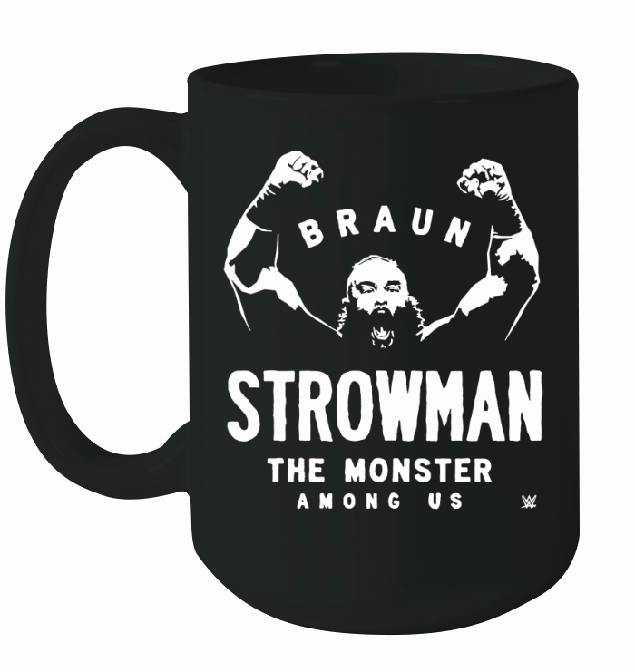 Wrestling WWE Braun Strowman The Monster Ceramic Mug