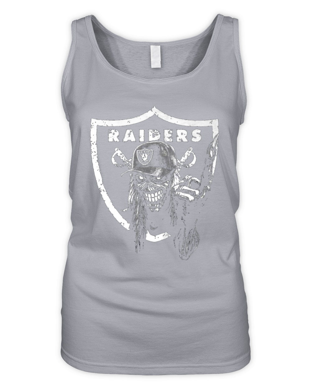 COOL RAIDERS SHIRT WITH EDDIE FROM IRON MAIDEN Organic Women's Tank Top