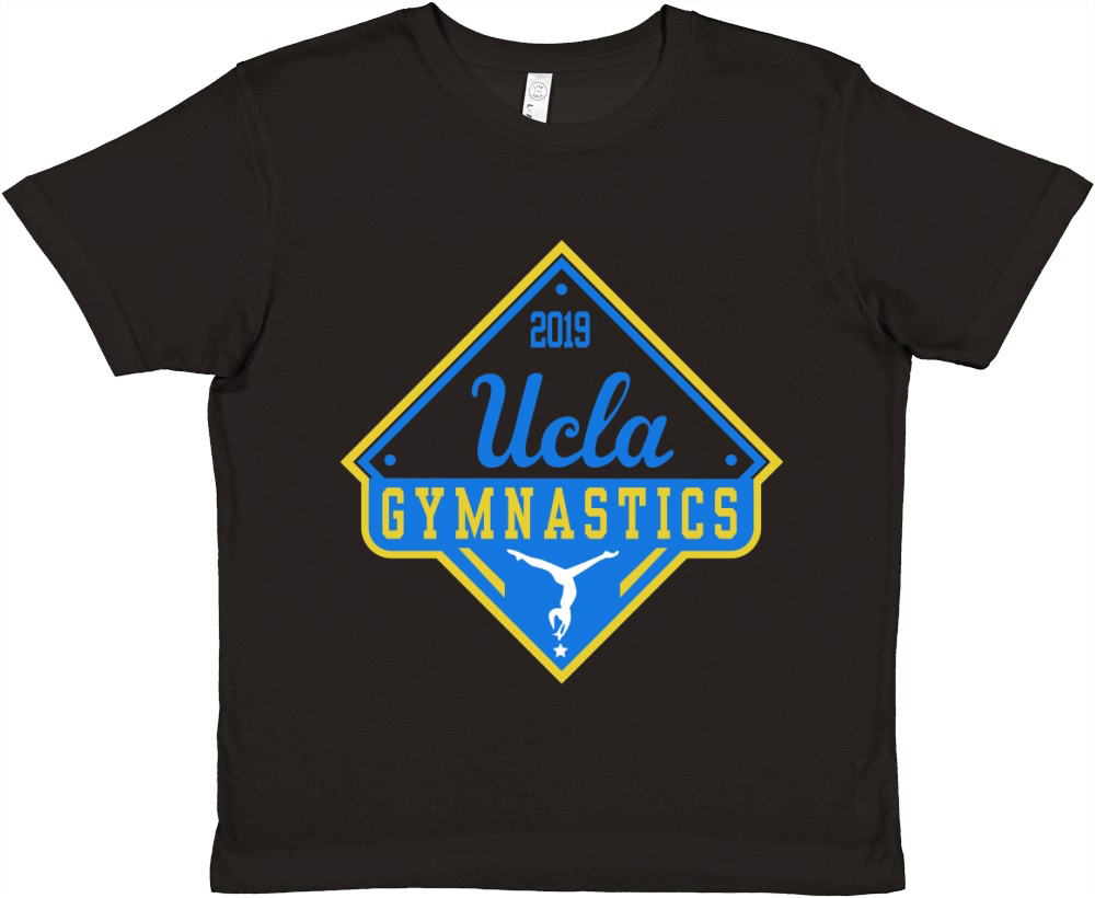 Kids UCLA 2019 Women's Gymnastics T-shirt for Kids Premium Kids Crewneck T-shirt