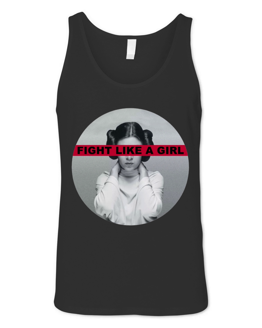 Princess Leia fight like a girl shirt Unisex Jersey Tank