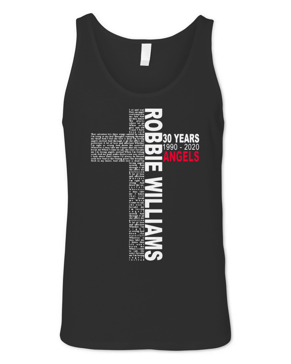 Robbie Williams 30 years 1990-2020 Angels shirt Unisex Jersey Tank