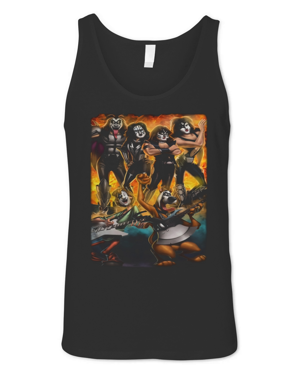 Scooby  Kiss Unisex Jersey Tank