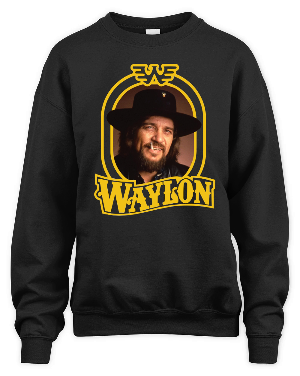 Waylon Jennings  T-Shirt Unisex Premium Crewneck Sweatshirt