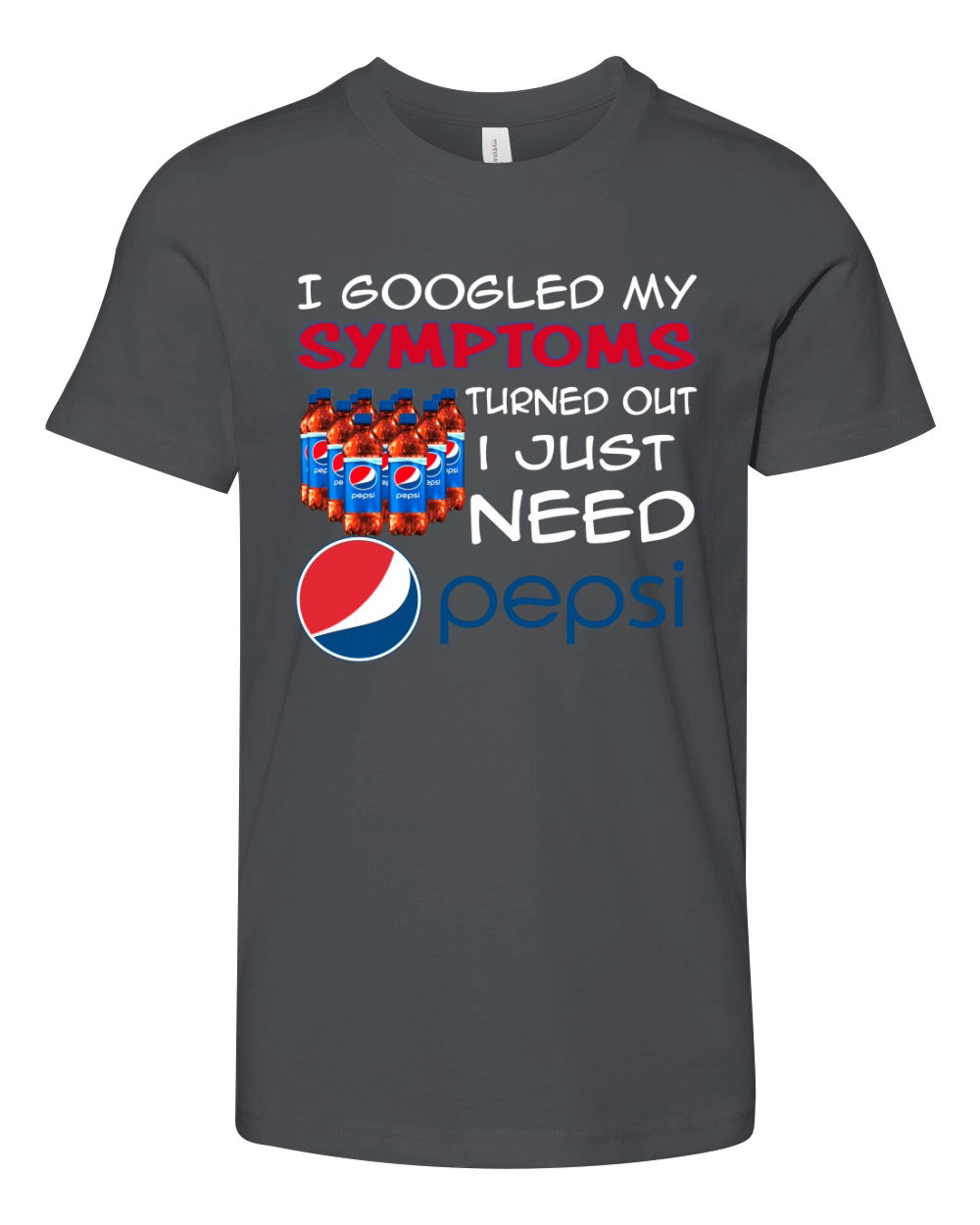 I googled symptoms turned out i just need Pepsi Youth Unisex Jersey Tee