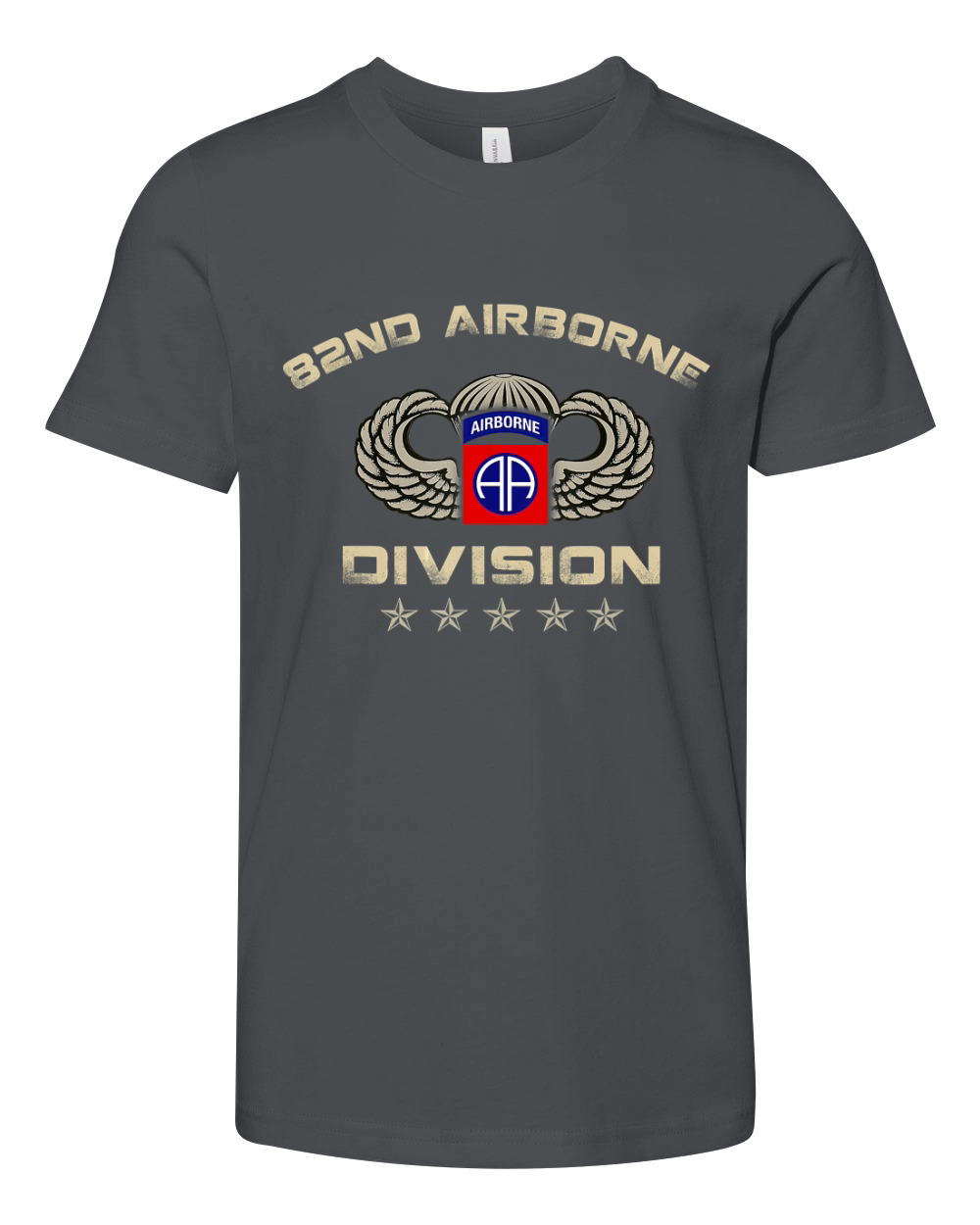 US Army 82nd AIRBORNE Division Veteran Vintage T-Shirt T-Shirt Youth Unisex Jersey Tee