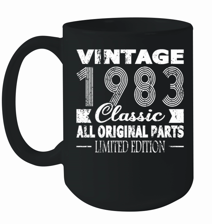 40th birthday vintage 1983 classic 1983 Ceramic Mug