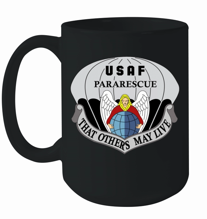 Air Force Pararescue PJ Military Veteran Morale T-Shirt Ceramic Mug