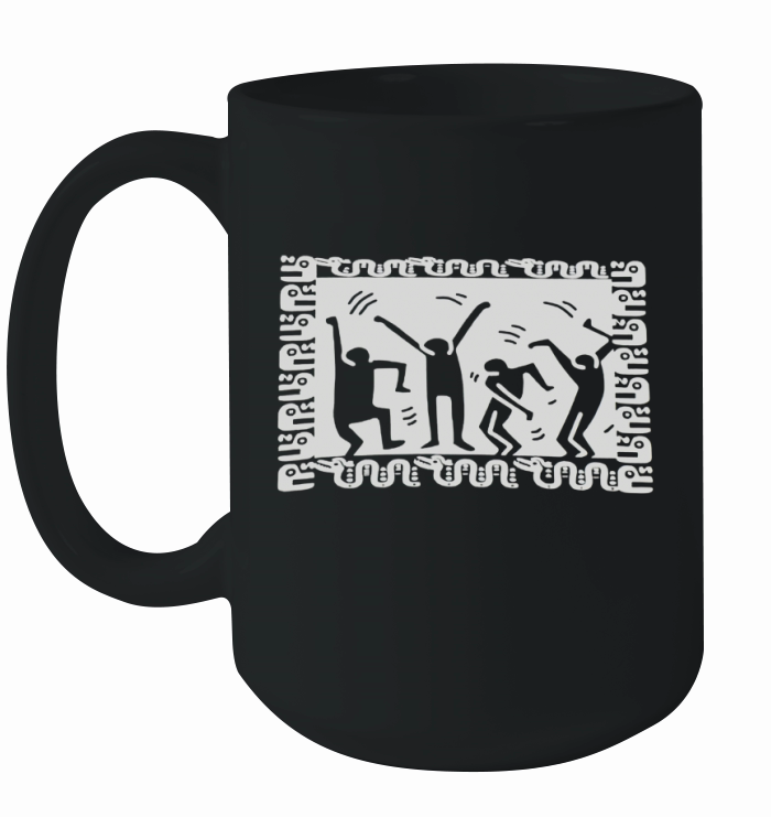 Keith Haring Dancing Ceramic Mug