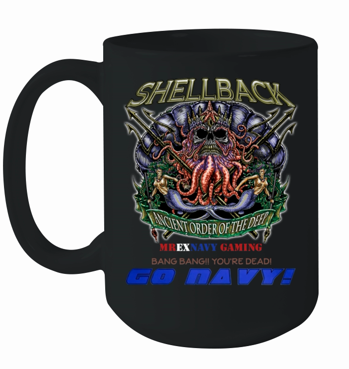 Mr Ex Navy Shellback Go Navy Ceramic Mug
