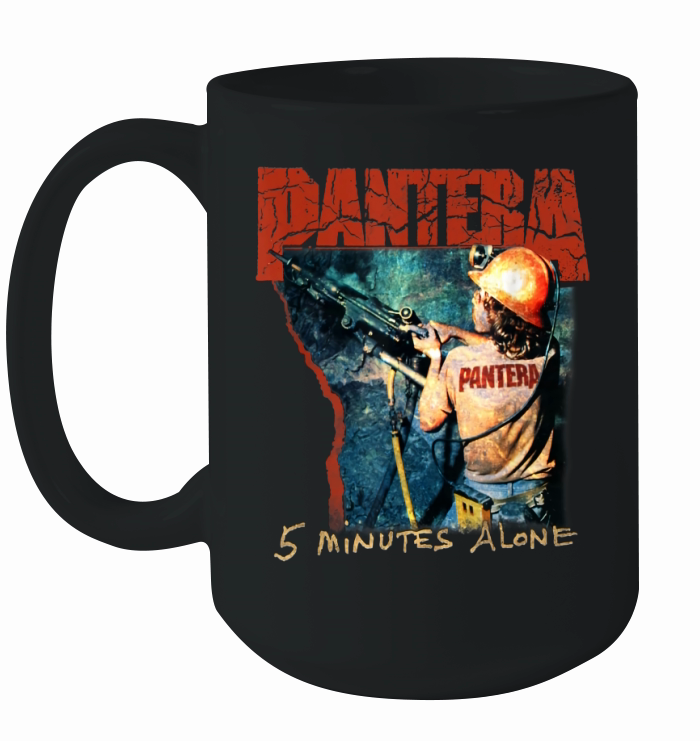 Pantera Official 5 Minutes Alone Ceramic Mug