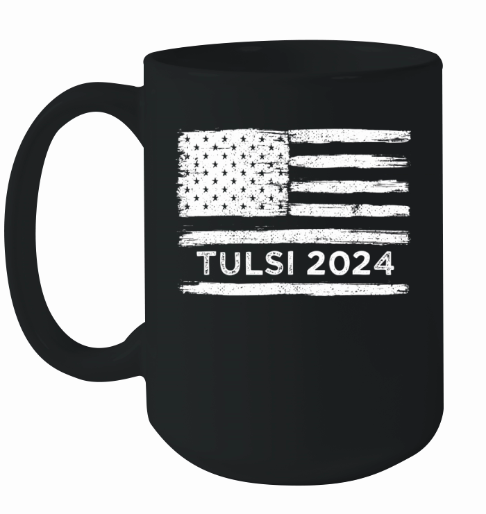 Tulsi Gabbard 2024 American Flag Ceramic Mug