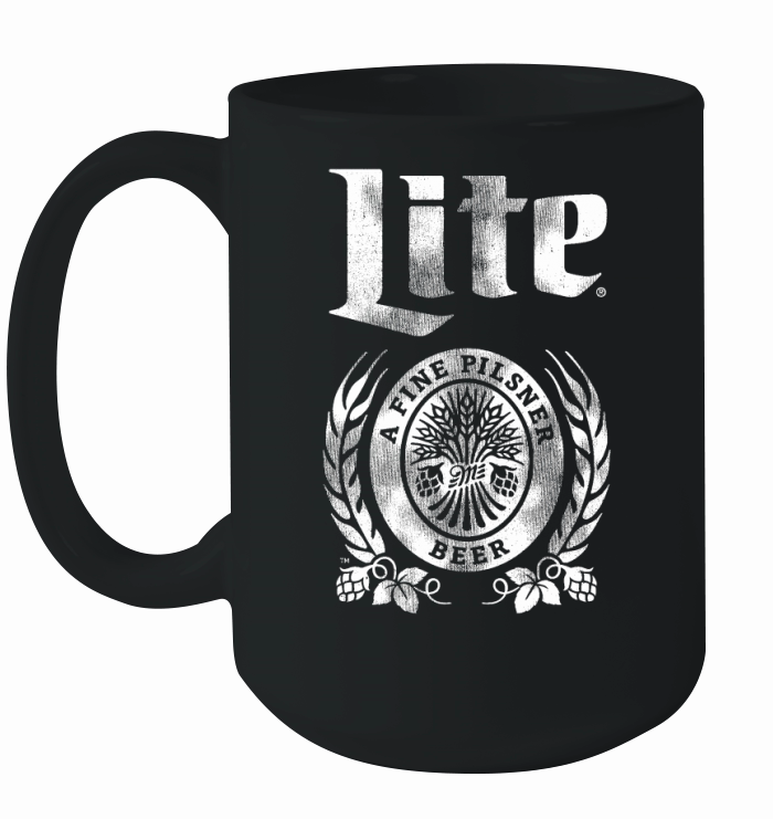Vintage Miller Lite Ceramic Mug