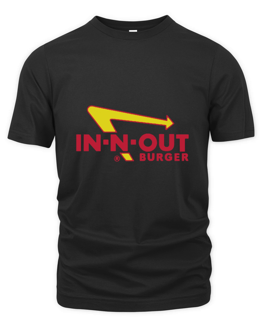 In N Out Logo Organic Unisex T-shirt
