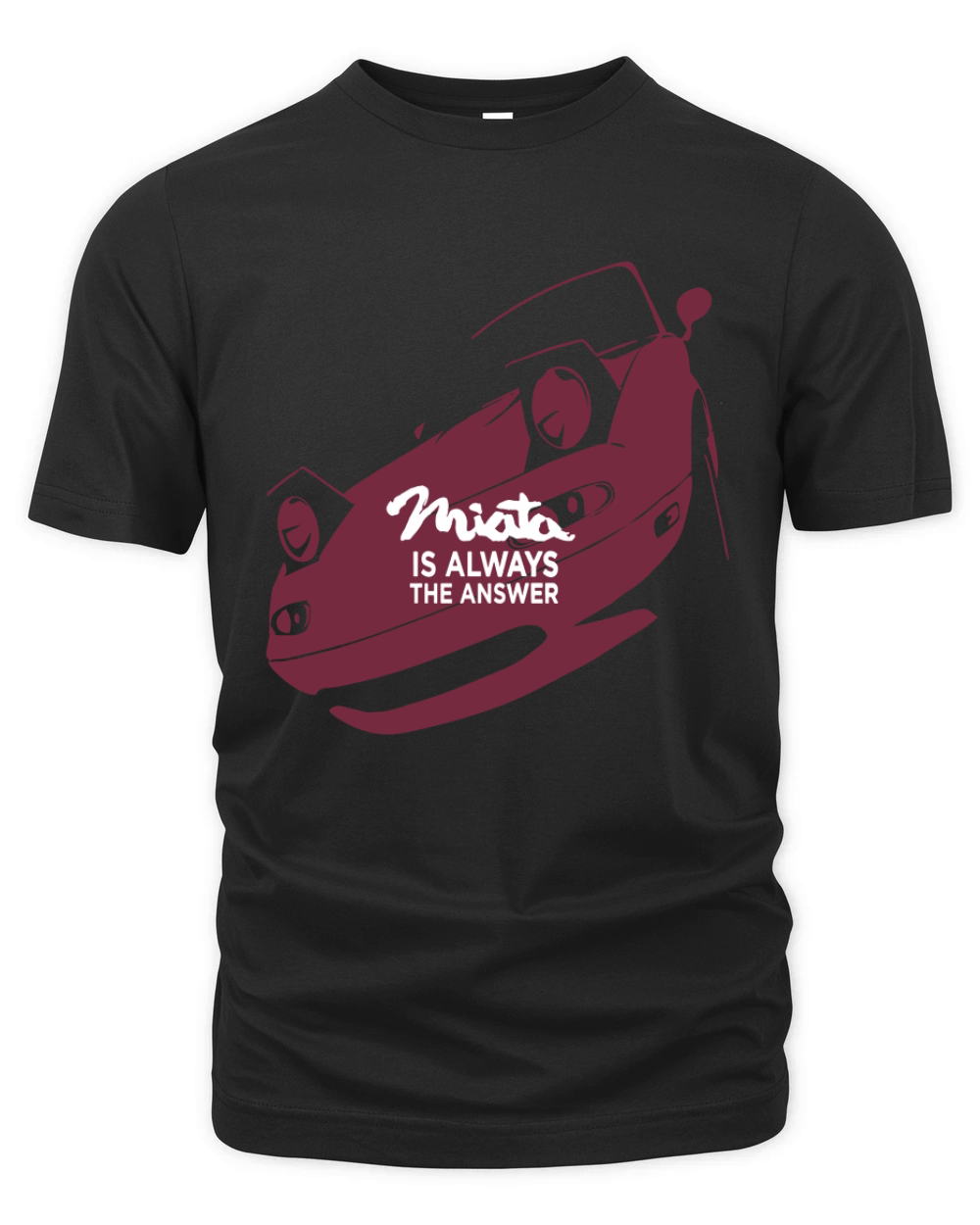 Miata is always the answer Organic Unisex T-shirt