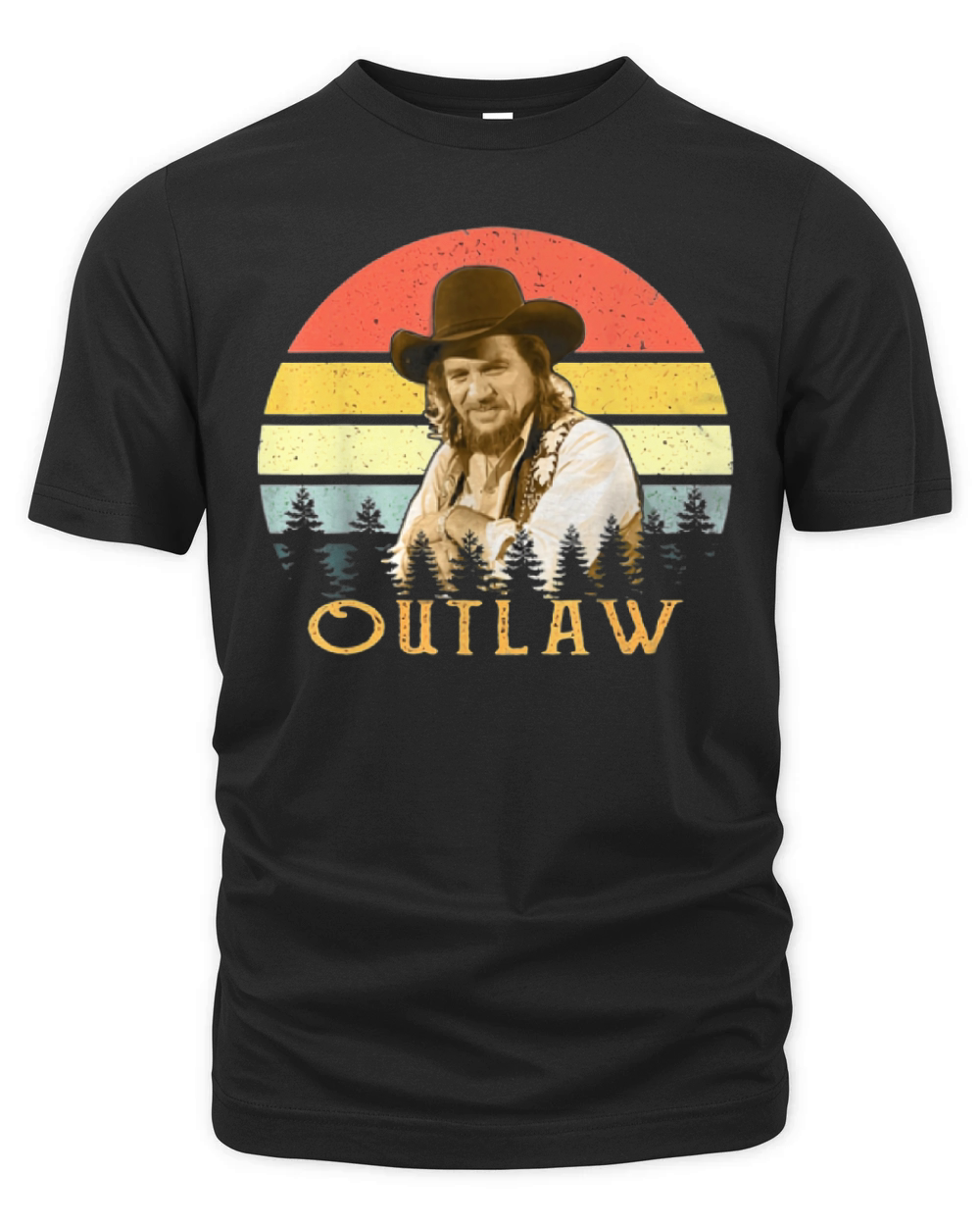 Waylon Jennings Outlaw Organic Unisex T-shirt