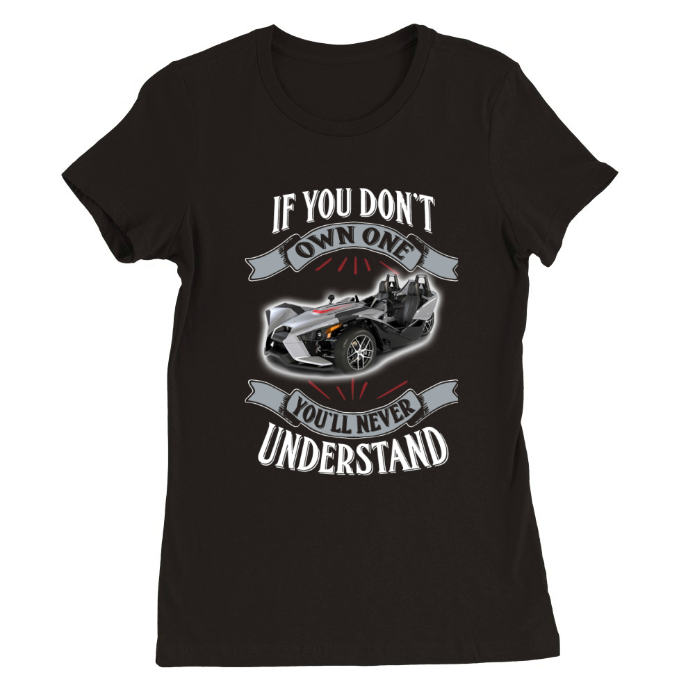 POLARIS SLINGSHOT SILVER Premium Womens Crewneck T-shirt