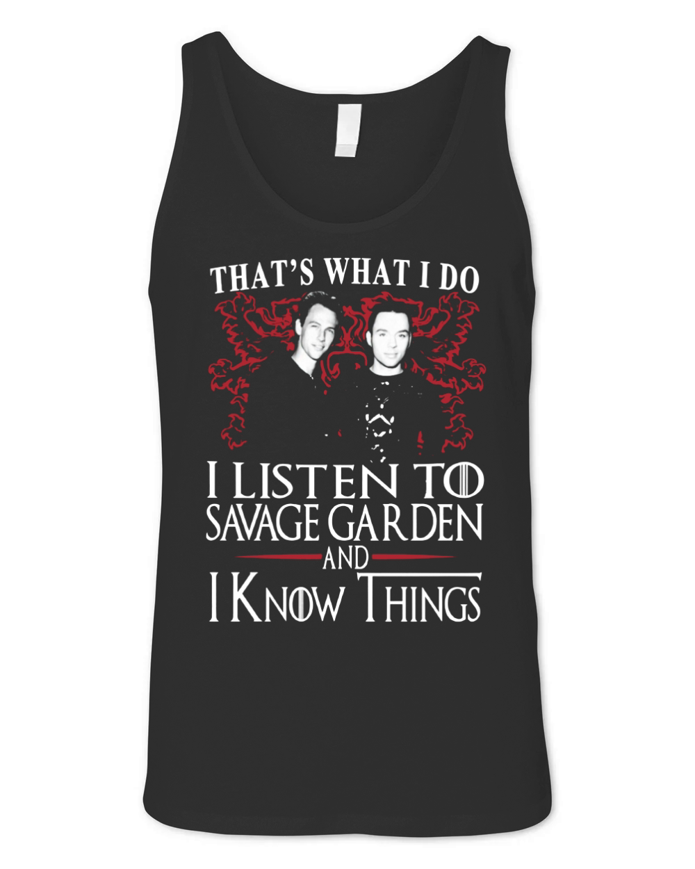 Savage Garden I KNOW THINGS Unisex Jersey Tank
