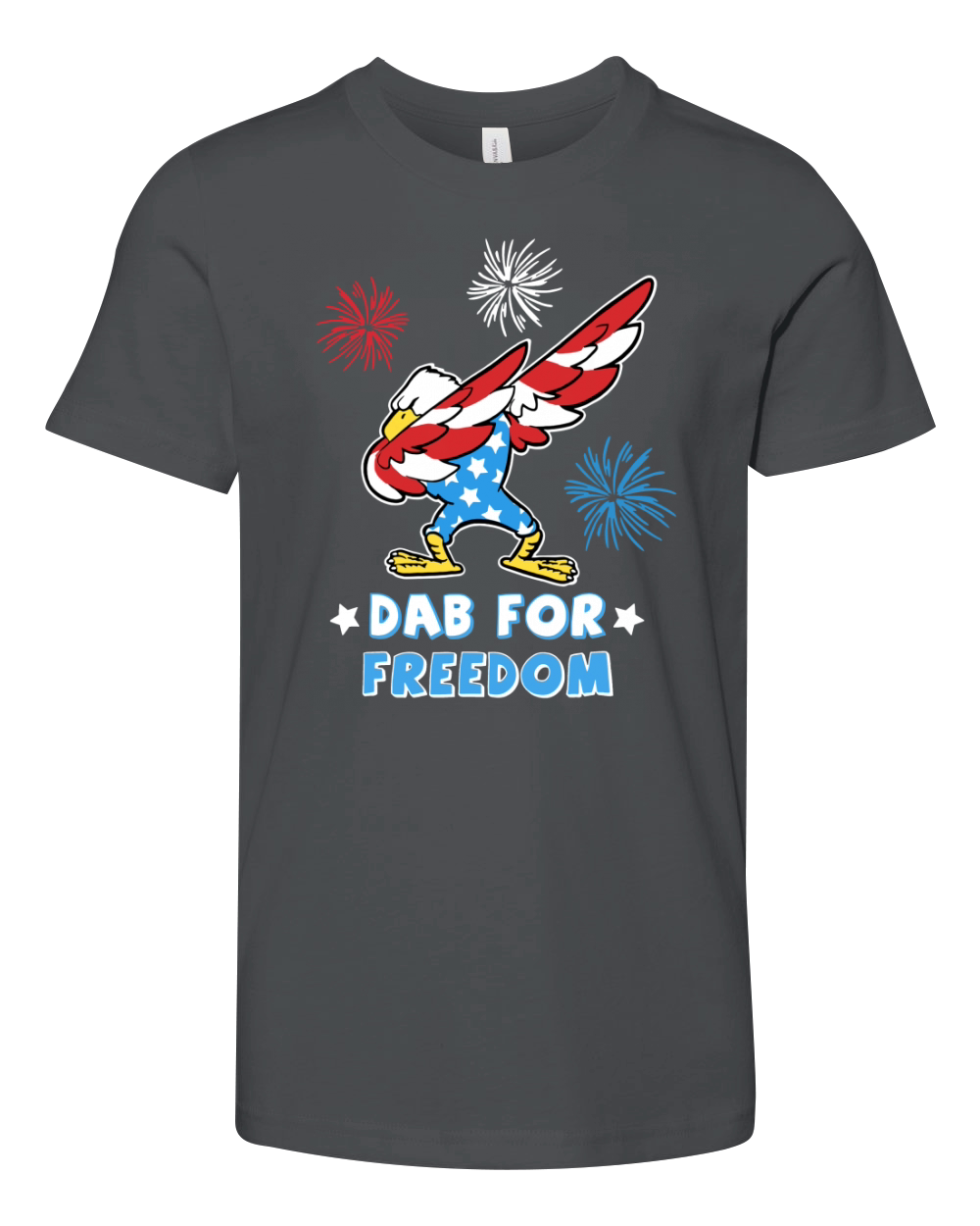 American Dab for freedom Youth Unisex Jersey Tee