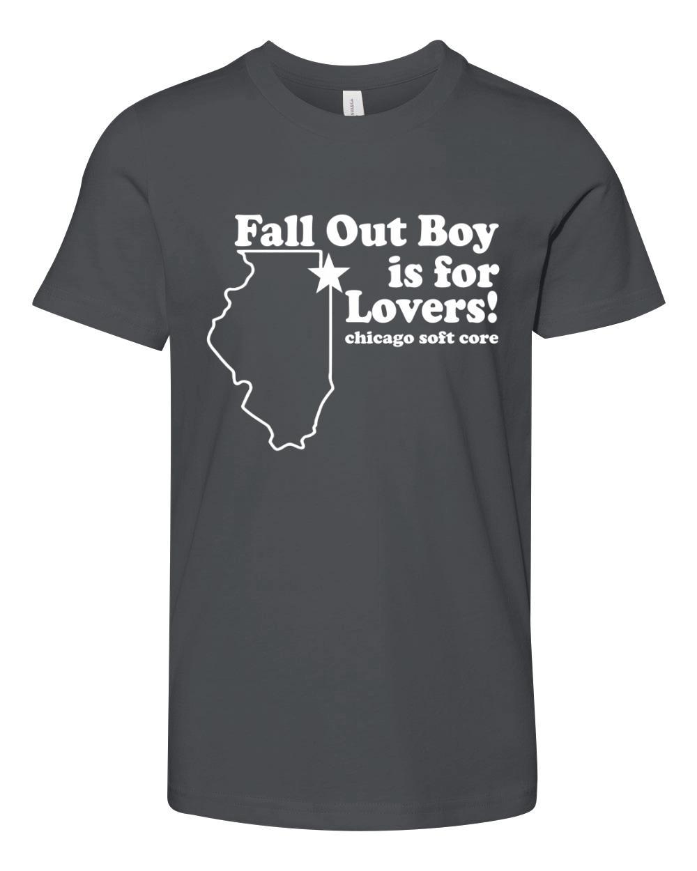Fall Out Boy Is For Lovers Chicago Funny Youth Unisex Jersey Tee