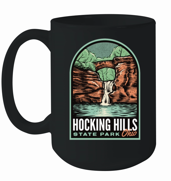 Hocking Hills State Park Ohio Vintage Ceramic Mug