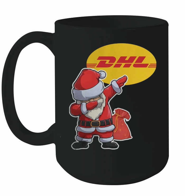 Merry Christmas Santa Claus Dabbing DHL Shirt Ceramic Mug
