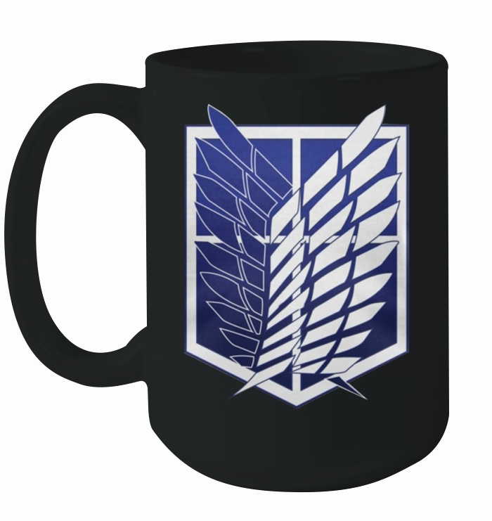 shirt Attack On Titans Survey Corps Logo Ceramic Mug