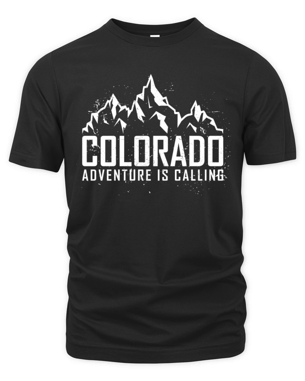 Adventure is calling Colorado Outdoor Mountain Organic Unisex T-shirt