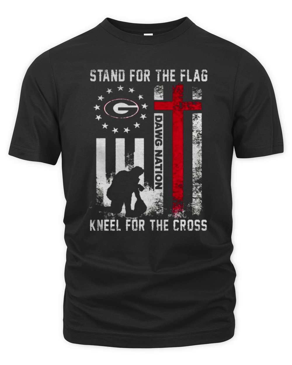 Betsy Ross flag Stand for the flag DawgNation Georgia Bulldogs Organic Unisex T-shirt