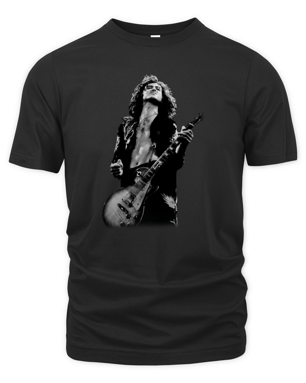 Jimmy Page play guitar shirt Organic Unisex T-shirt