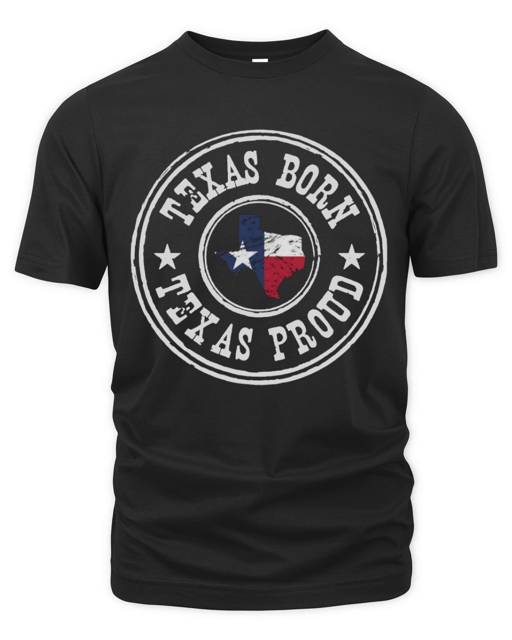 Texas Born Texas Proud Organic Unisex T-shirt