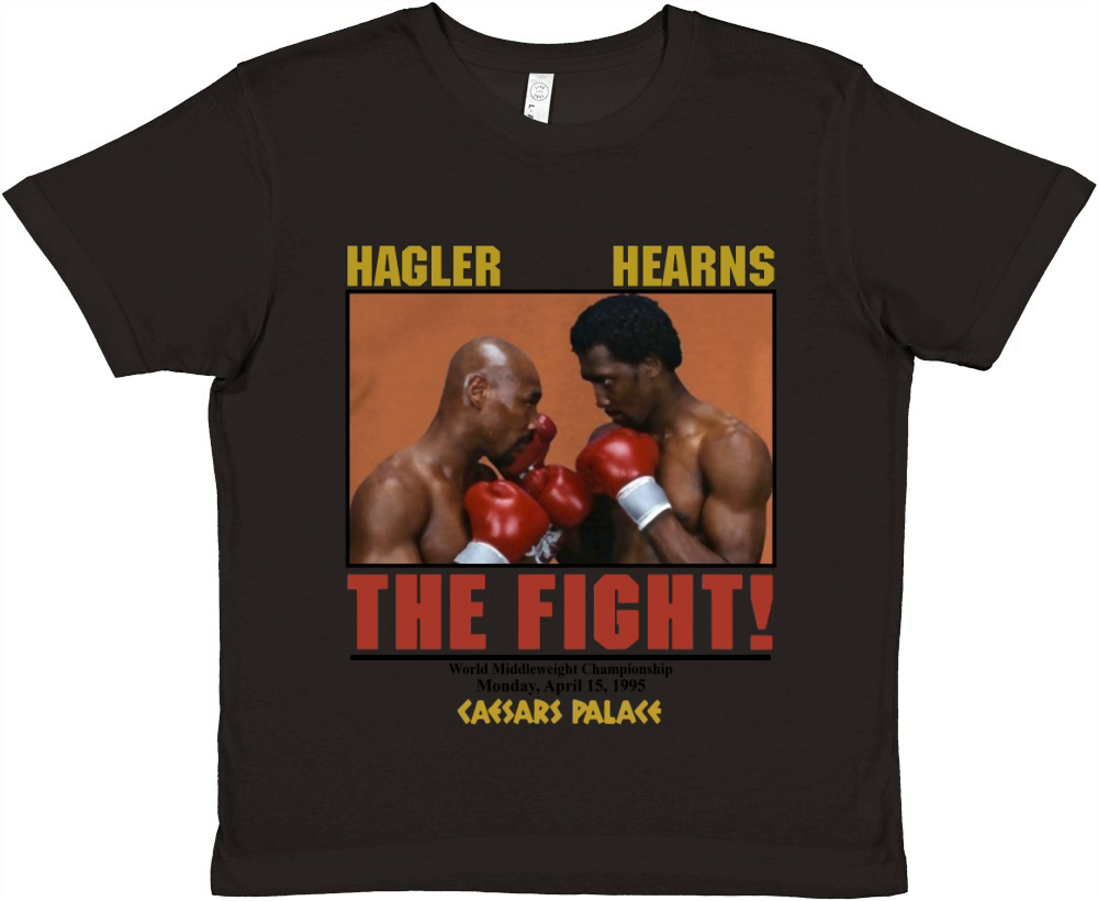 Marvin Hagler Vs Tommy Hearns The Fight 1985 Premium Kids Crewneck T-shirt